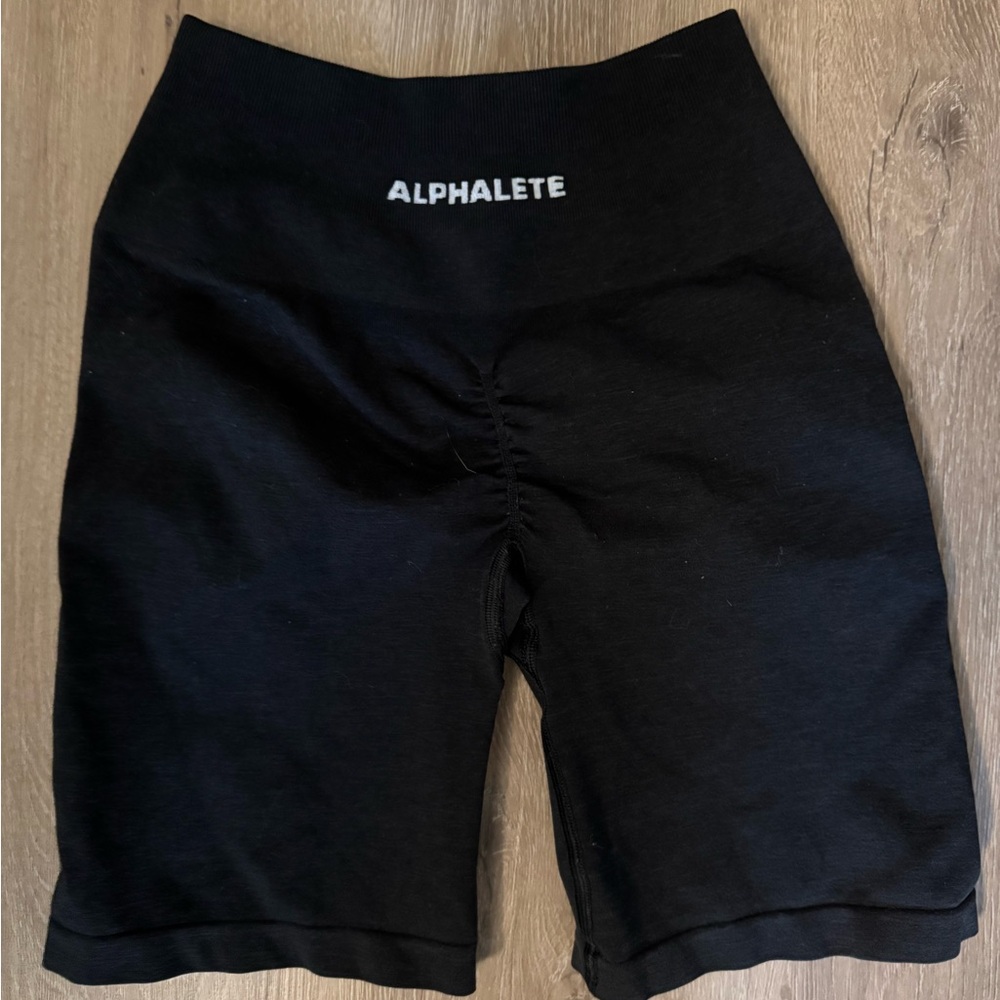 Alphalete Amplify Black Bike Shorts